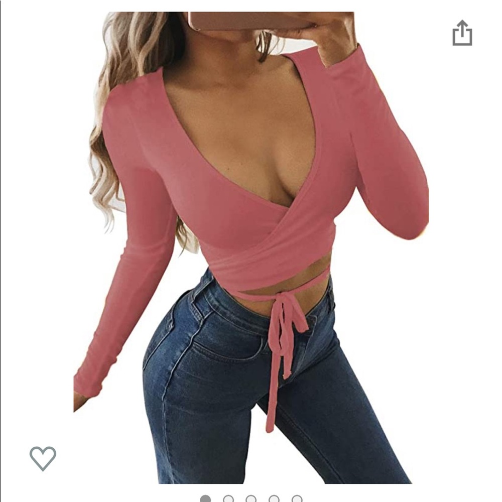 NEW long sleeve crop top
